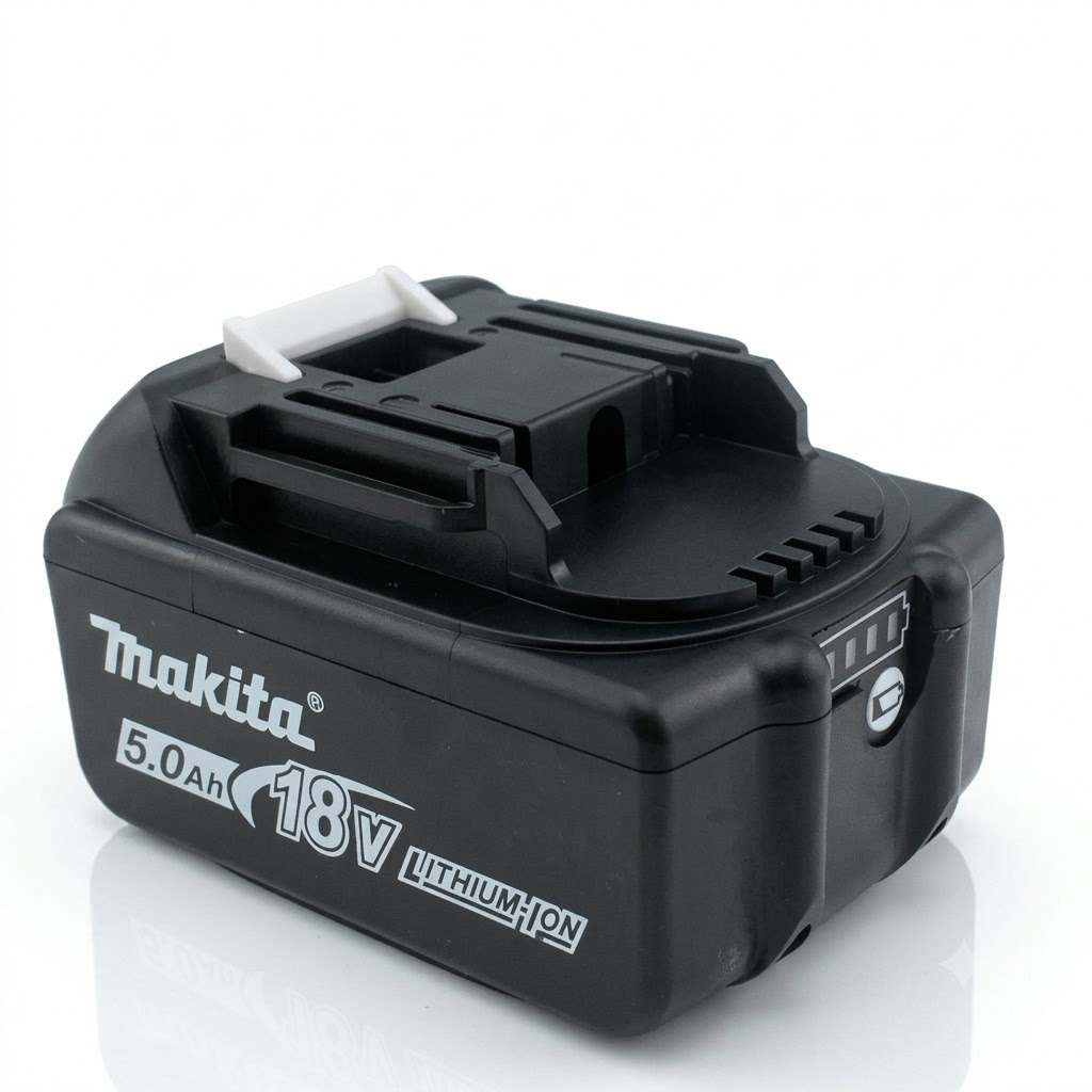 Pin Makita 18V 5Ah mặt sau