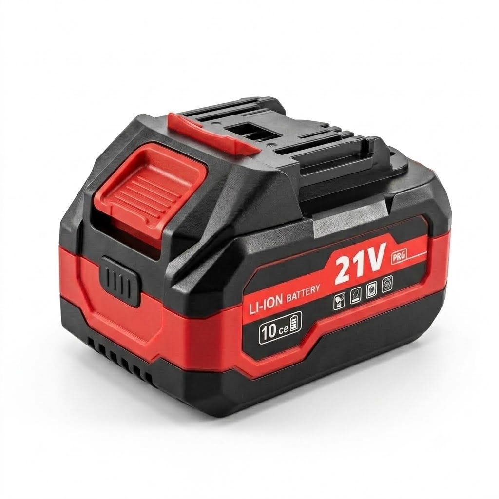 Pin Makita 5Ah màu đỏ mặt sau